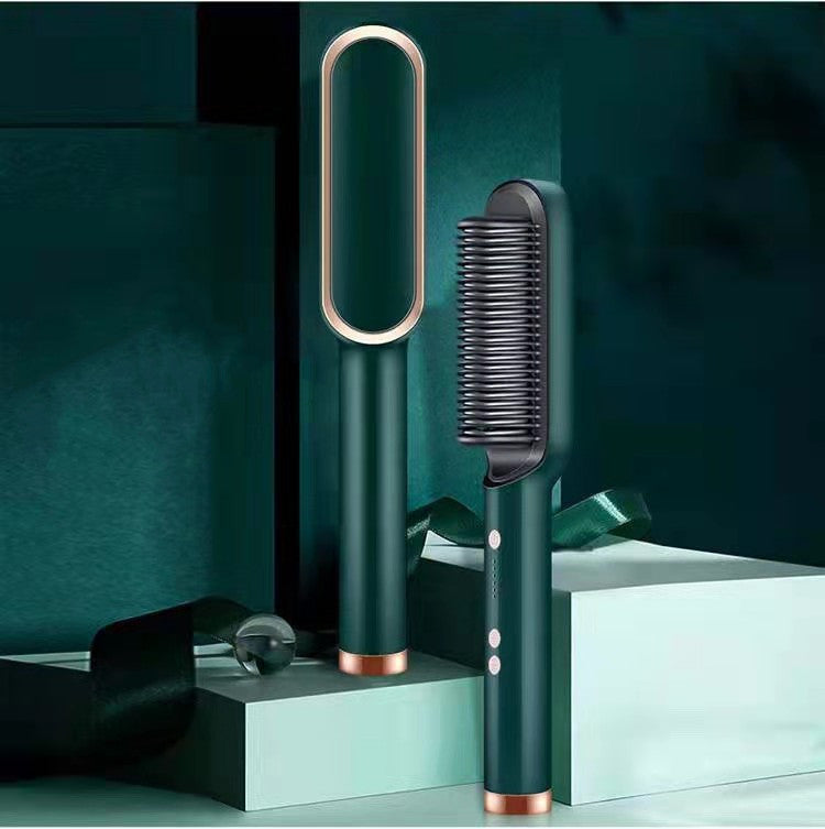 Haarglätter Kamm. Glätten mit Heißluft-Technologie für schonendes Haar